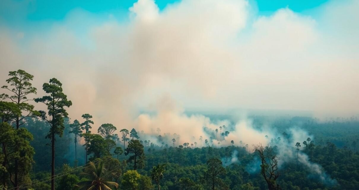 Kebakaran Hutan di Kalimantan, Asap Mulai Ganggu Penerbangan