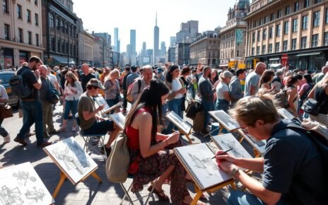 Komunitas Urban Sketching Ramaikan Ruang Publik Lewat Gambar Tangan