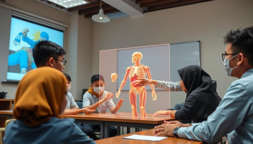 Pembelajaran Interaktif dengan AR