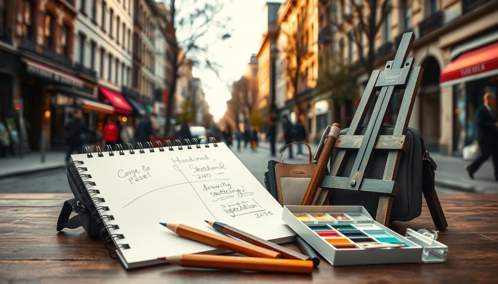 Peralatan Urban Sketching