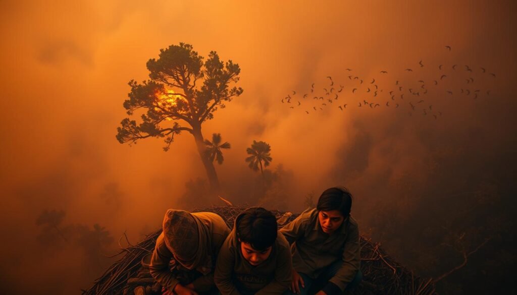 dampak sosial kebakaran hutan