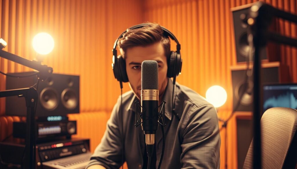 proses rekaman voice over
