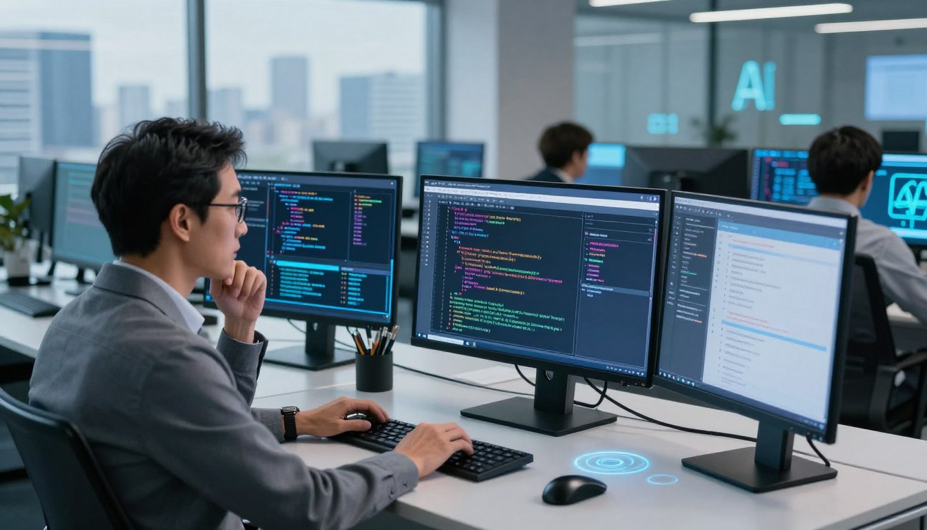 AI coding assistant hak cipta